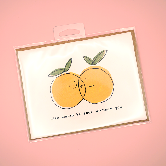 Lemon Love (Life Would Be Sour Without You) Card