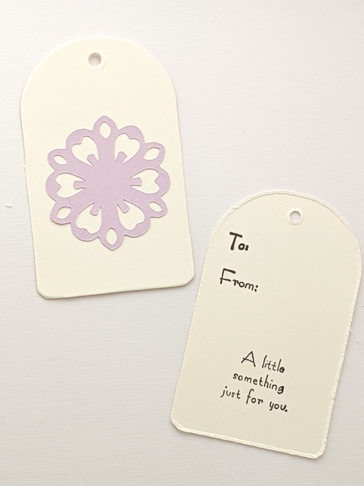 Sakura Purple | Handmade Gift Tags