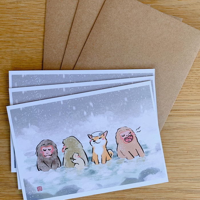 Onsen Holiday Lux Postcard Pack