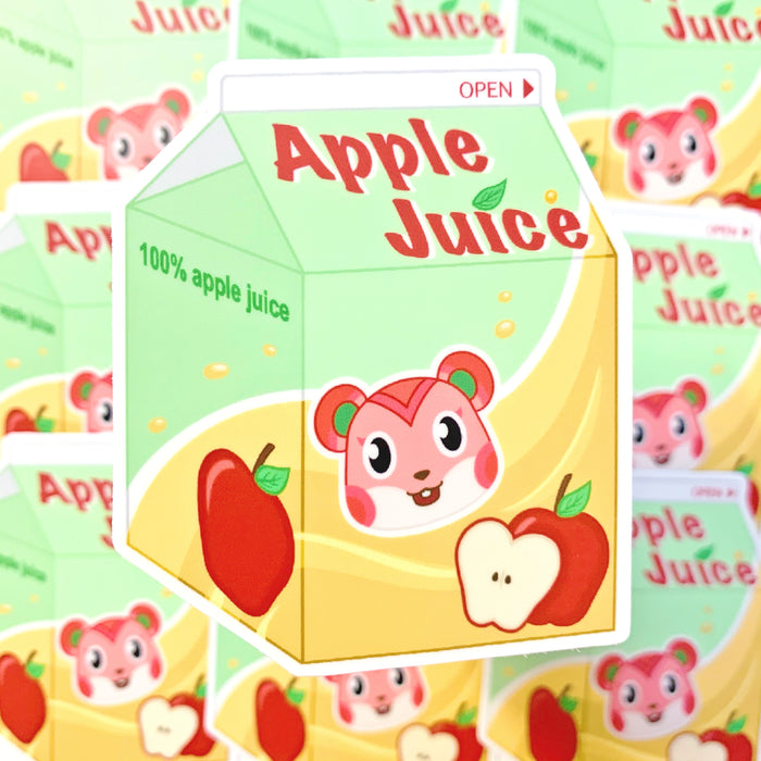 Apple Juice Vinyl Sticker Decal
