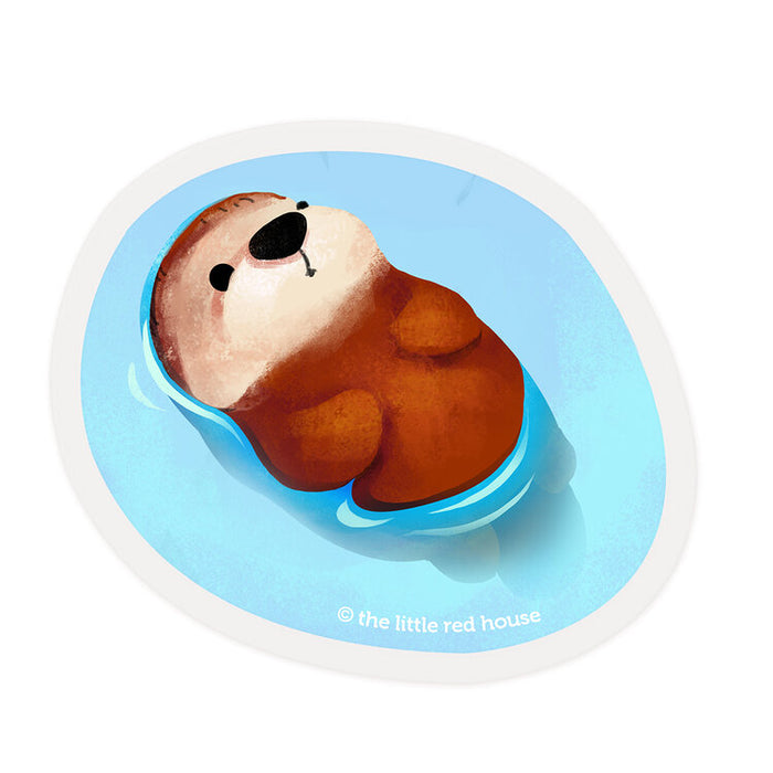 Chill Otter Clear Sticker