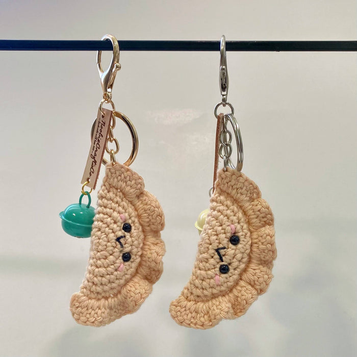 Crochet Dumpling Keychain | Pierogi