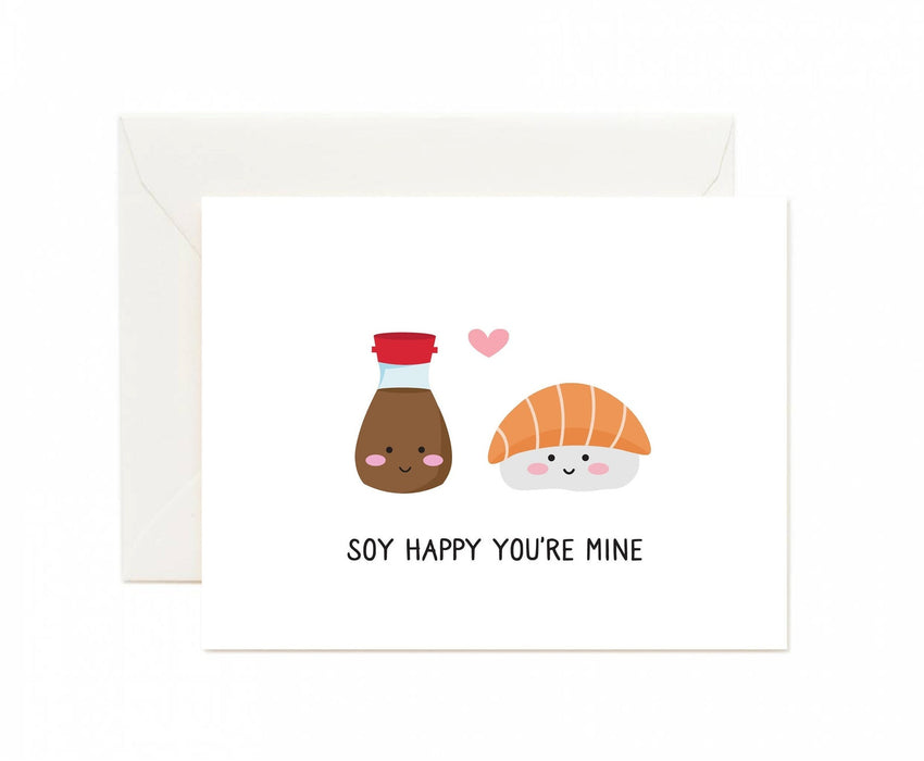 Soy Happy You're Mine Greeting Card
