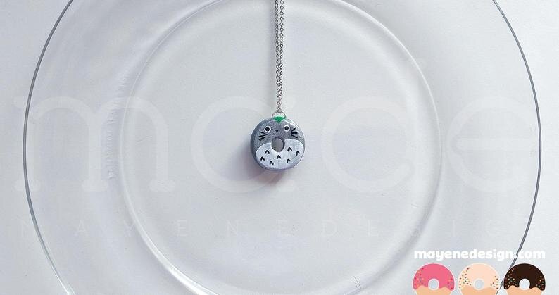 Totoro Donut Necklace