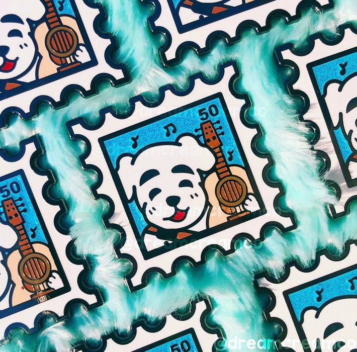 Animal Crossing KK Slider Stamp Enamel Pin