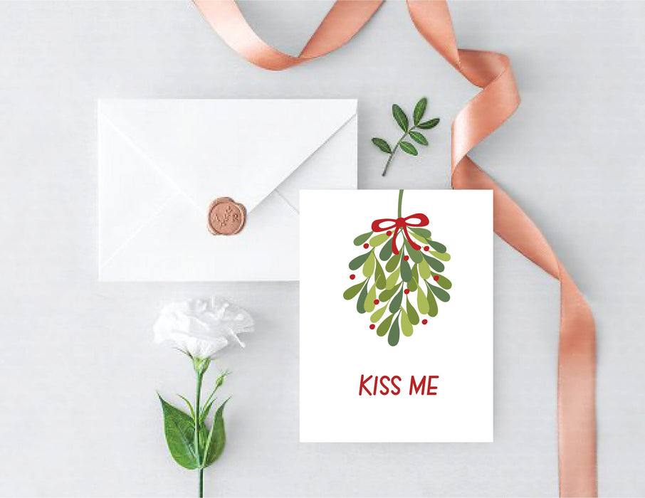 Kiss Me Greeting Card