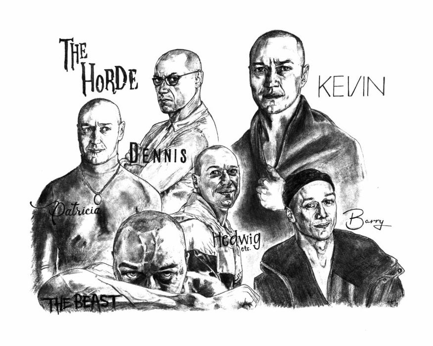 Kevin Wendell Crumb of "Glass" and "Split" Art Print