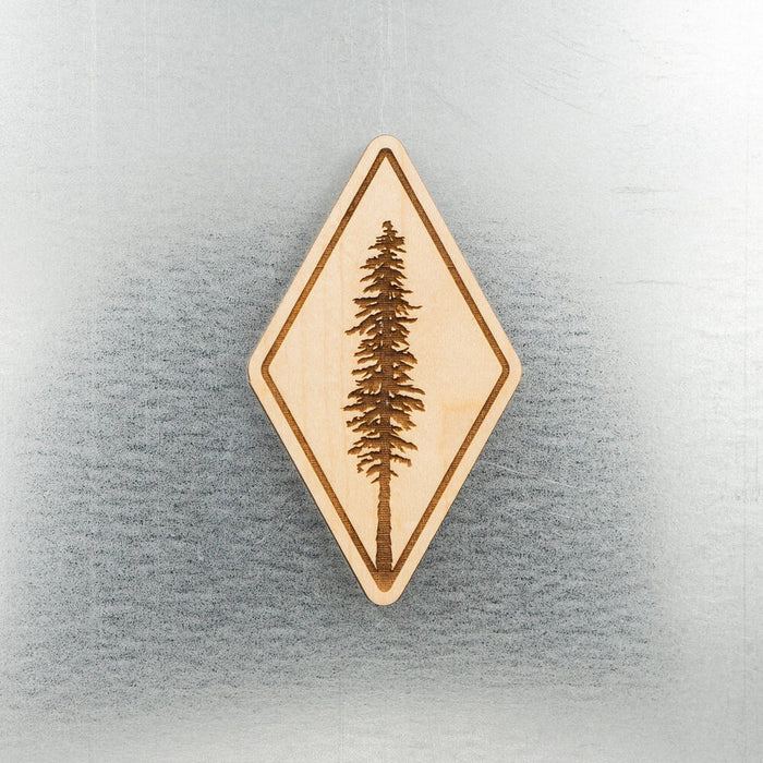 Giant Tree Wood Fridge Magnet
