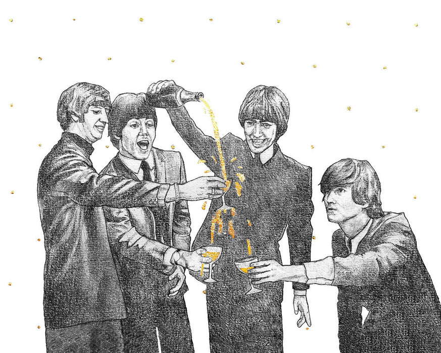 The Beatles "Celebration" Art Print