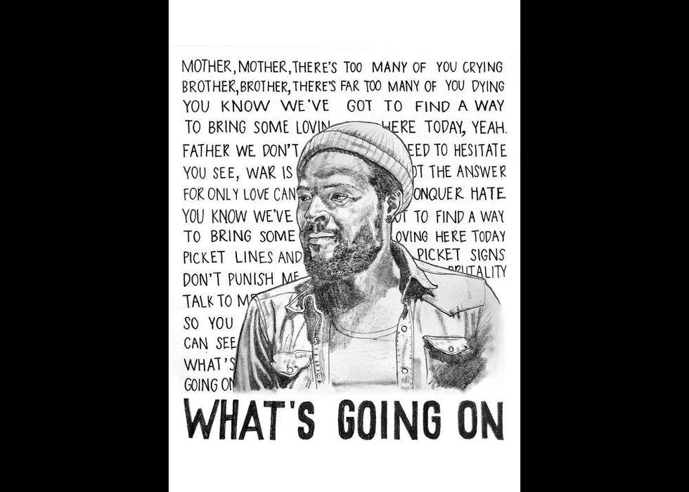 "What's Going On" Marvin Gaye Art Print