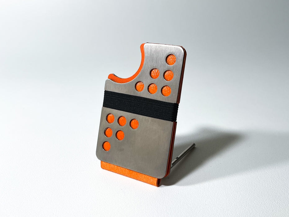 Oli Titanium Card Wallet (Orange)