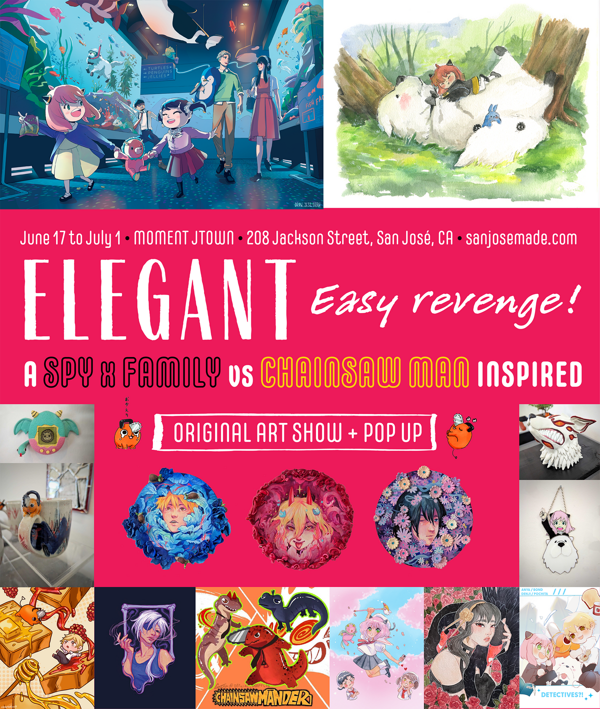 Elegant Easy Revenge | Art Show & Pop Up | June 17 to July 1 — San