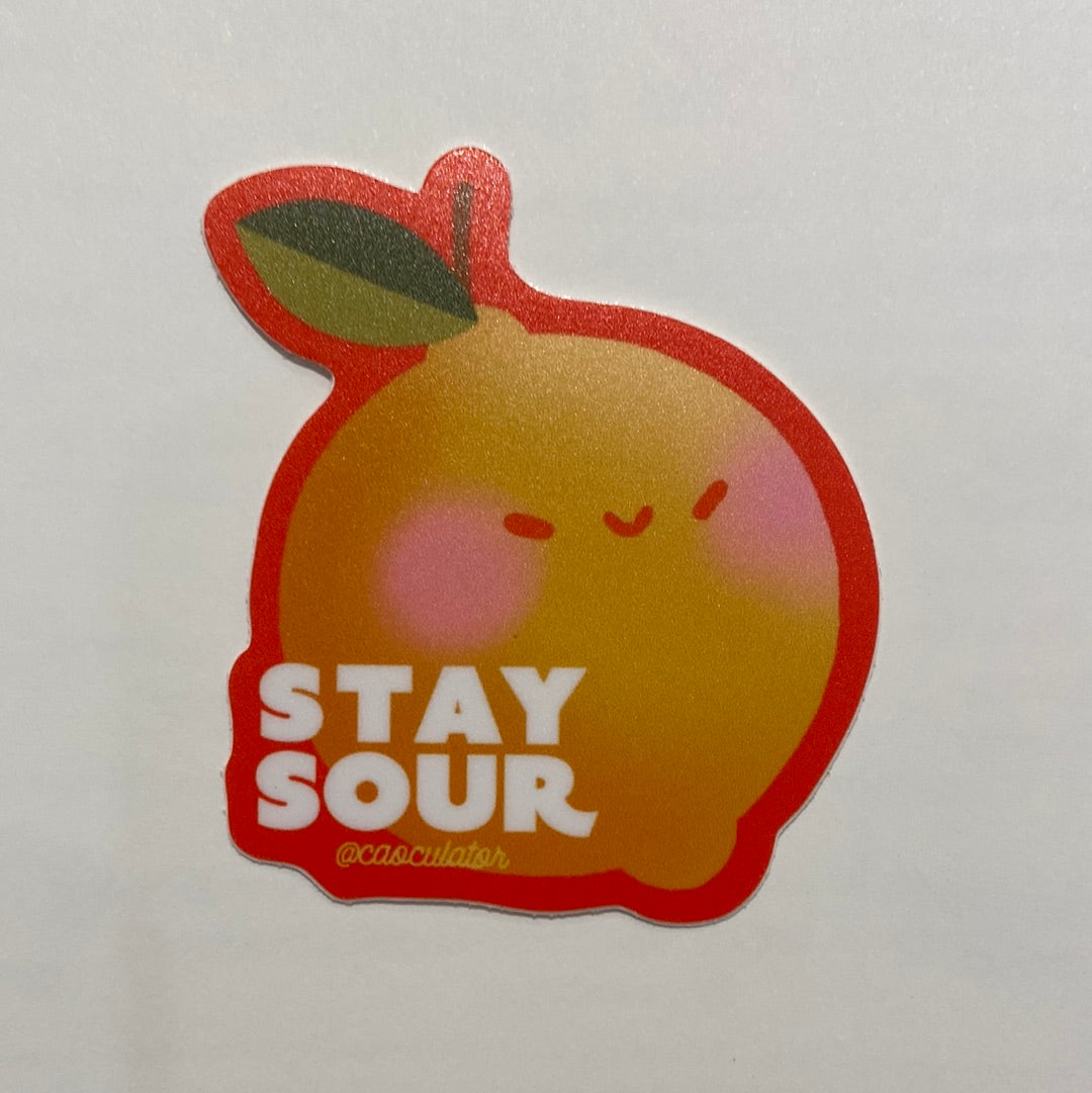 Stay Sour Sticker — San José Made