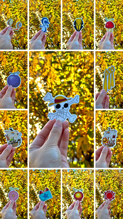 Straw Hat Pirates Matte Die-cut Stickers