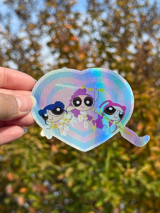 3.5in K-PUFF Demon Hunters Holographic Stickers