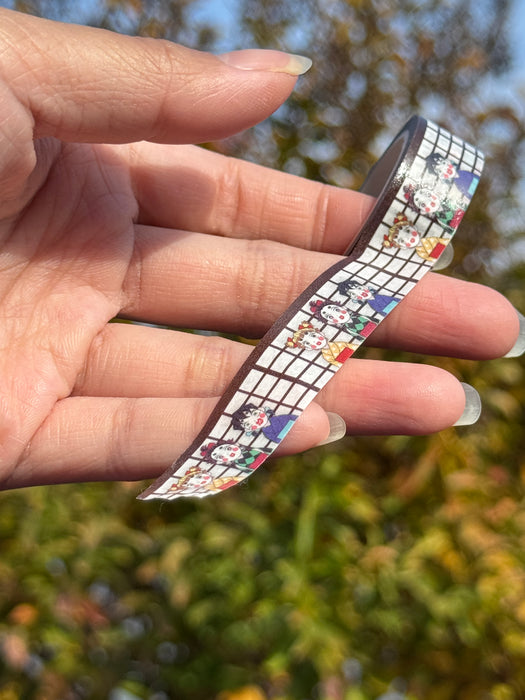 1.5cmx5m Baka Trio Washi Tape
