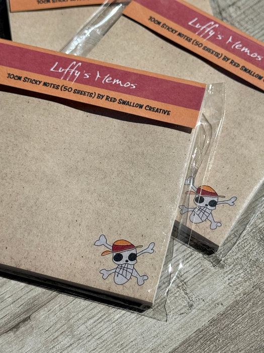 10cm Luffy’s Memos Sticky Notes
