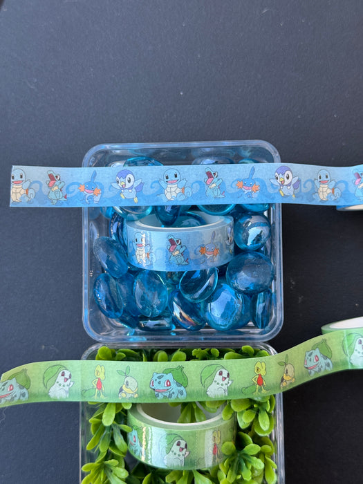 1.5cmx5m Starter Pokemon Washi Tape