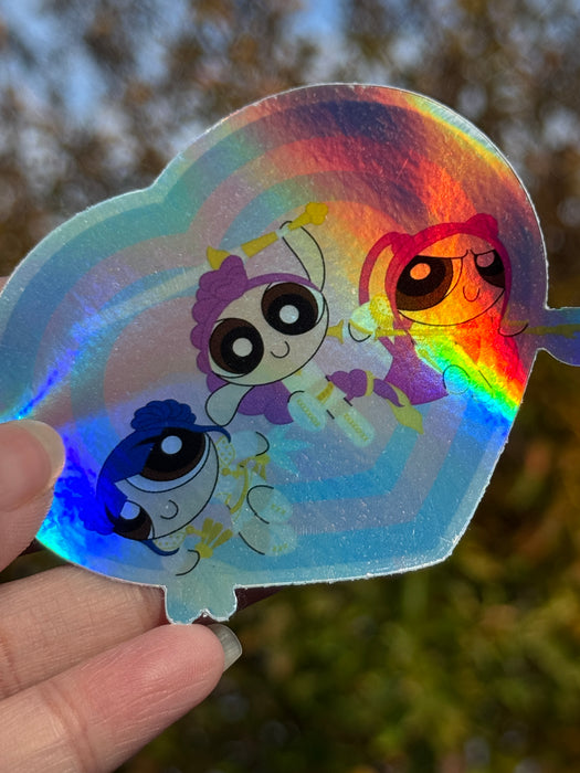 3.5in K-PUFF Demon Hunters Holographic Stickers