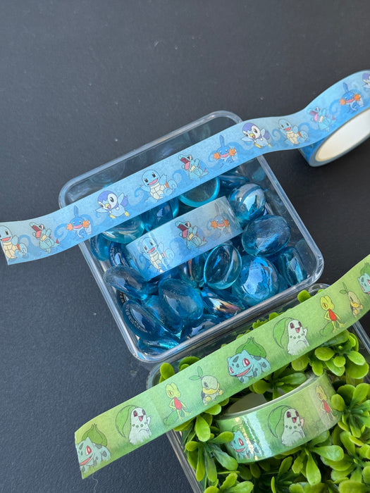 1.5cmx5m Starter Pokemon Washi Tape
