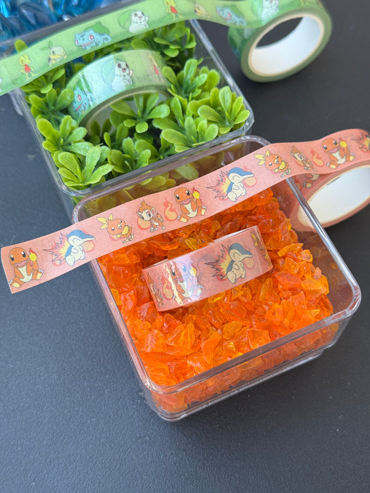 1.5cmx5m Starter Pokemon Washi Tape