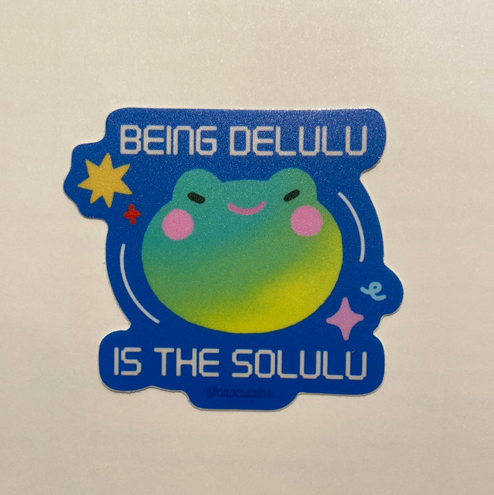 Delusion Graphics Sticker Delusional Sticker — San José Made