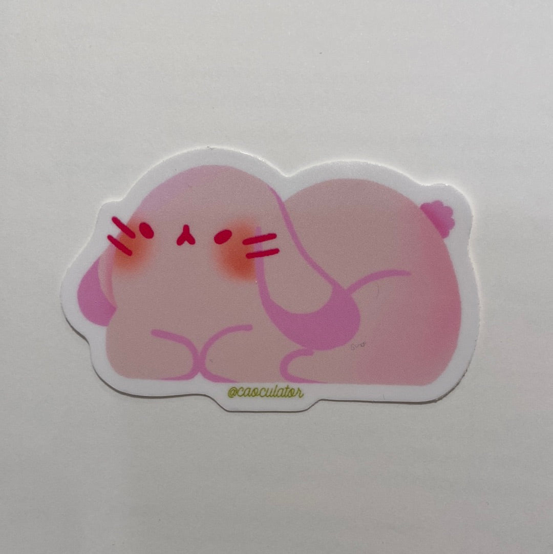 Pink Bunny Sticker β San JosΓ© Made