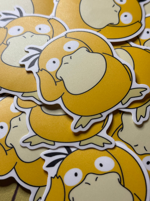 2.25”x2.65” Psyduck Matte Die-cut Sticker