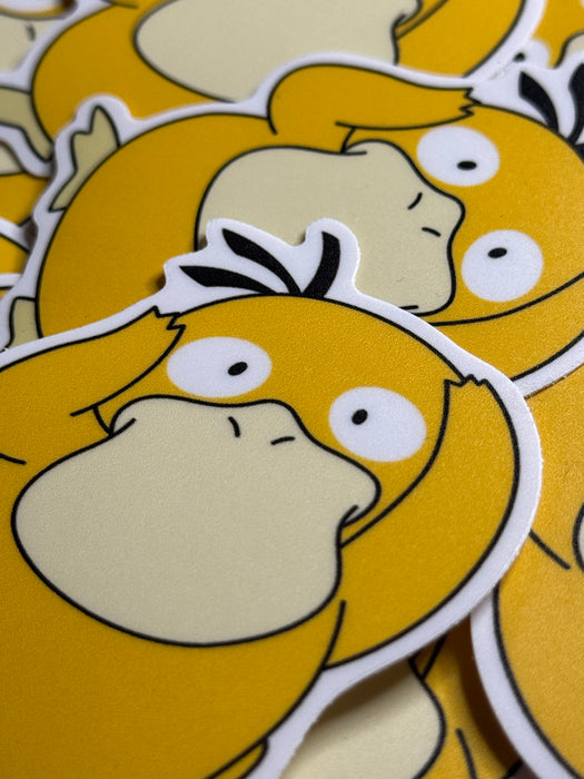 2.25”x2.65” Psyduck Matte Die-cut Sticker