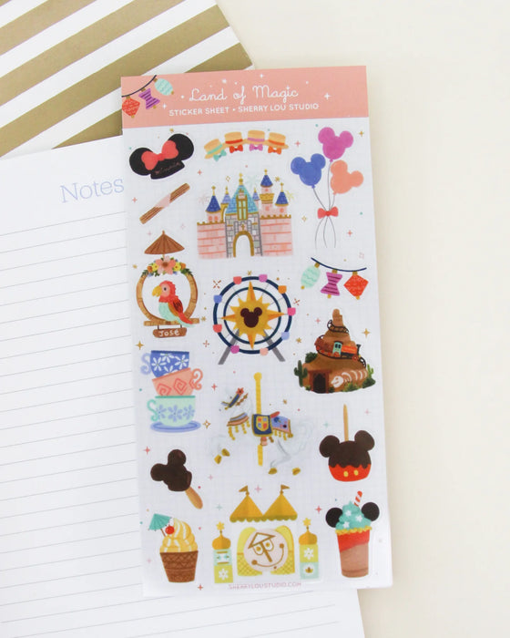Land of Magic Sticker Sheet V2