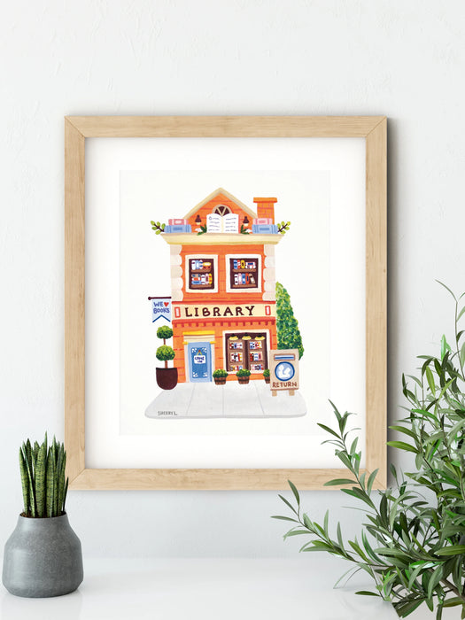 Library Art Print