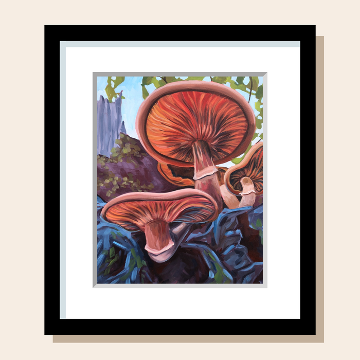 Majestic Mushrooms Print