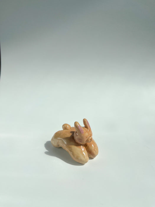 Ceramic Desk Buddy - Brown Bunny