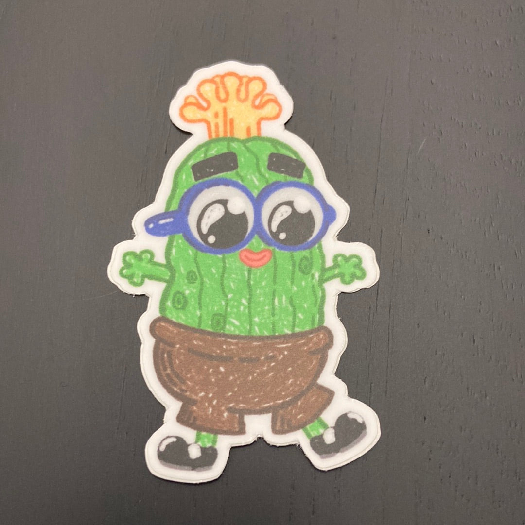 Kevin the Sea Cucumber Vinyl Sticker — San José Made