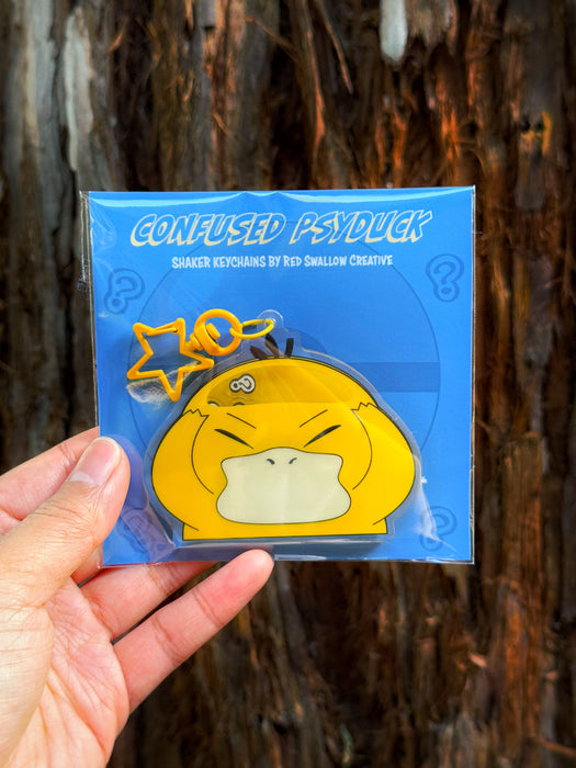 3in Confused Psyduck Acrylic Shaker Keychain