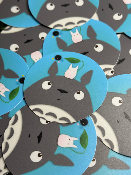 3" Totoro Friends (2025) Matte Circle Stickers