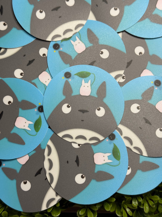 3" Totoro Friends (2025) Matte Circle Stickers