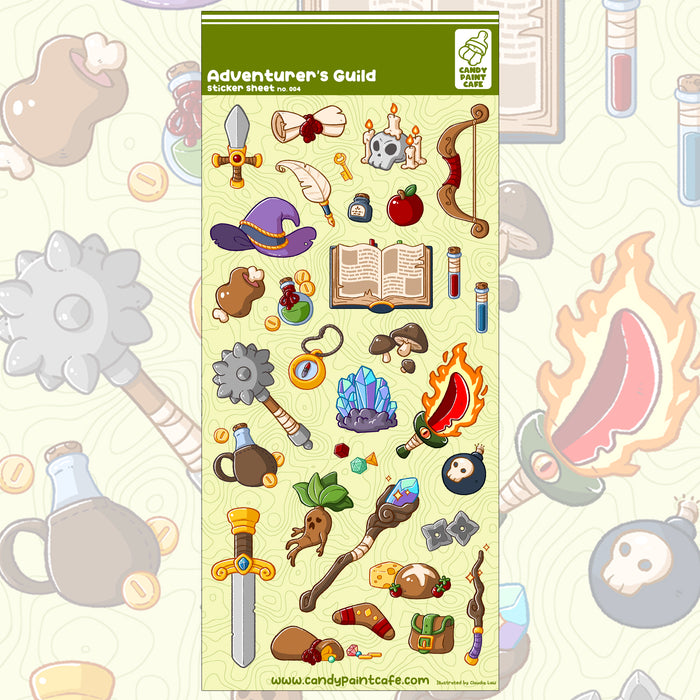Sticker Sheet - Adventurer's Guild