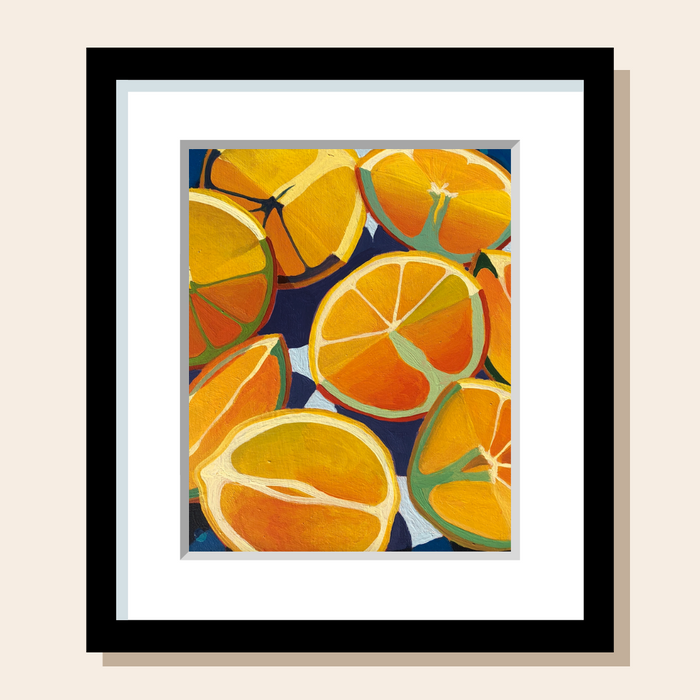 Golden Citrus Print