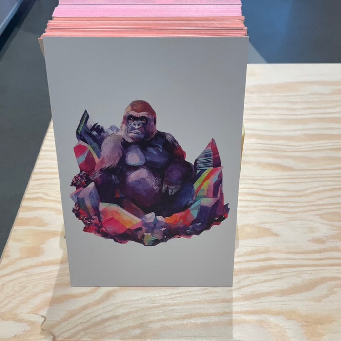 Mini Gorilla 5x7 Postcard