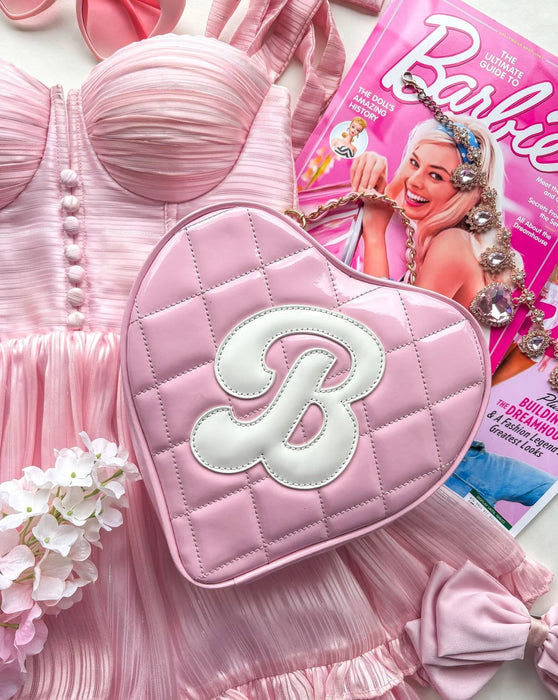 Vintage Heart Doll Purse