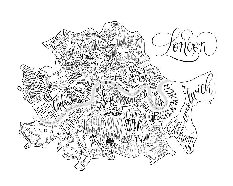 London Map Print