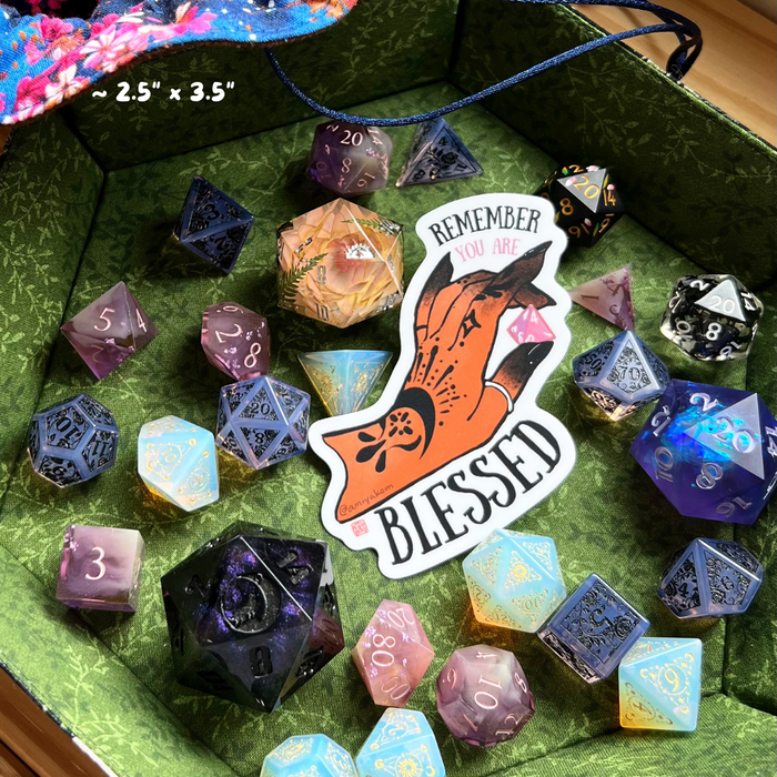 Blessed DnD Sticker