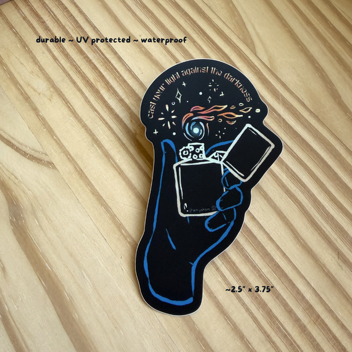 Cast Light Lighter Sticker