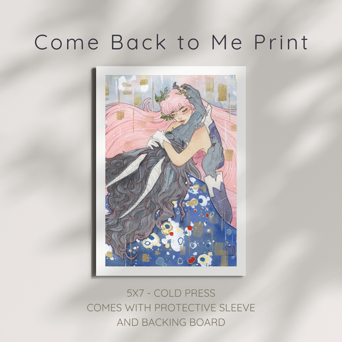Come Back to Me Watercolor Print (5x7)