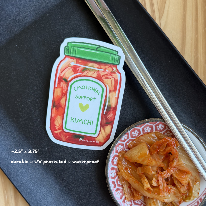Emotional Support Kimchi V2 Sticker
