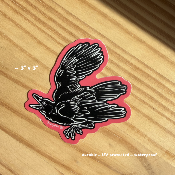 Rascal Crow Sticker