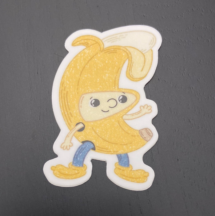 Arnold in Banana Costume Vinyl Sticker