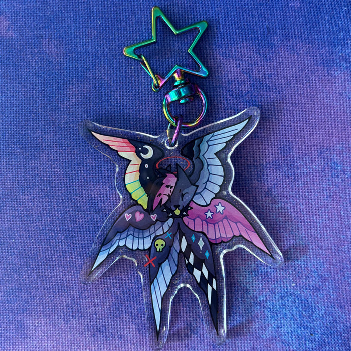 Sparkledog Glitter Keychain