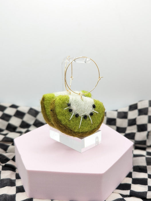 Kiwi Slice Earrings